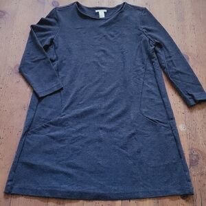 H&M Basic Long Sleeve Midi Dress